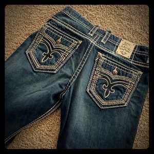 Rock revival men’s jeans